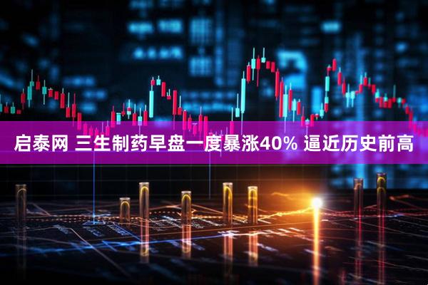 启泰网 三生制药早盘一度暴涨40% 逼近历史前高